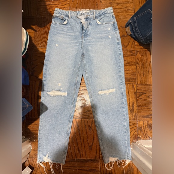Zara Classic Blue Denim Jeans - Picture 6 of 8